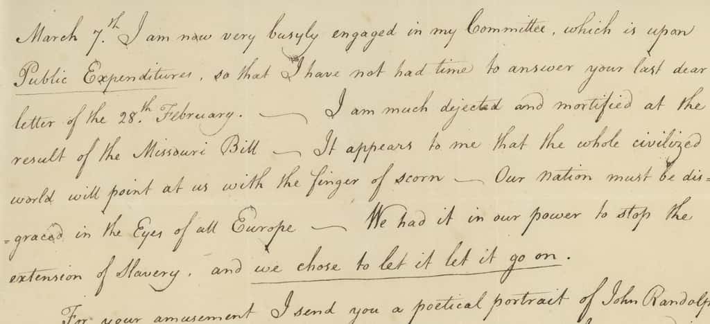 Excerpt of Letter from Edward Dowse to his wife