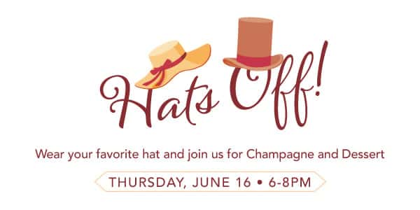 Hat Party Invitation Graphic