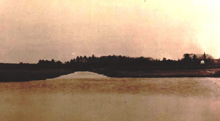 Photograph of the earliest view of canal 1900-1936