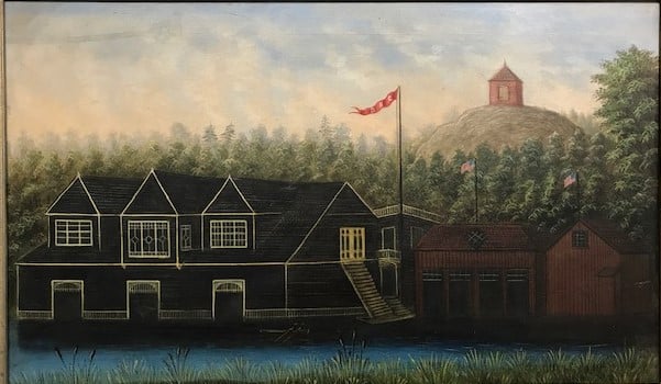 Painting of Boat Club