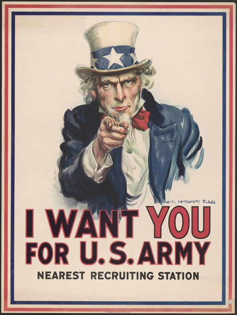 I want you for U.S. Army recruiting poster