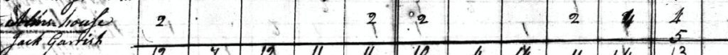 Jack Gerrish listed in 1800 Census